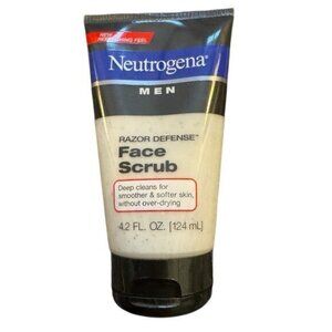 Neutrogena Men Razor Defense Face Scrub 4.2 Fl Oz